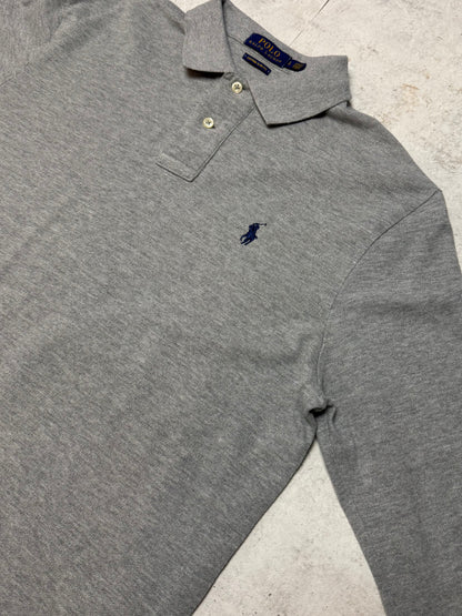 Ralph Lauren Poloshirt Lang Grau L