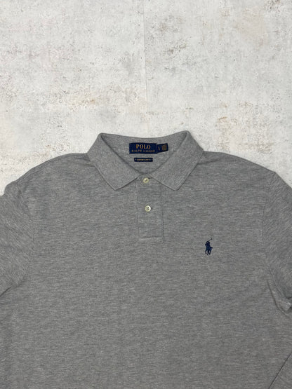 Ralph Lauren Poloshirt Lang Grau L