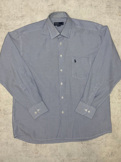 Ralph Lauren Hemd Blau/Weiß L