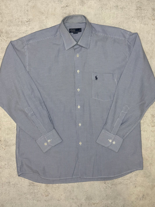 Ralph Lauren Hemd Blau/Weiß L