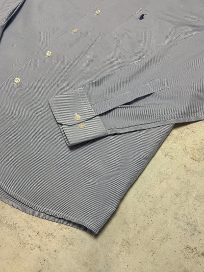 Ralph Lauren Hemd Blau/Weiß L