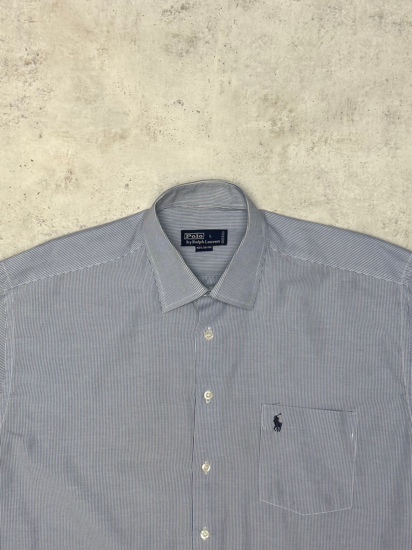 Ralph Lauren Hemd Blau/Weiß L