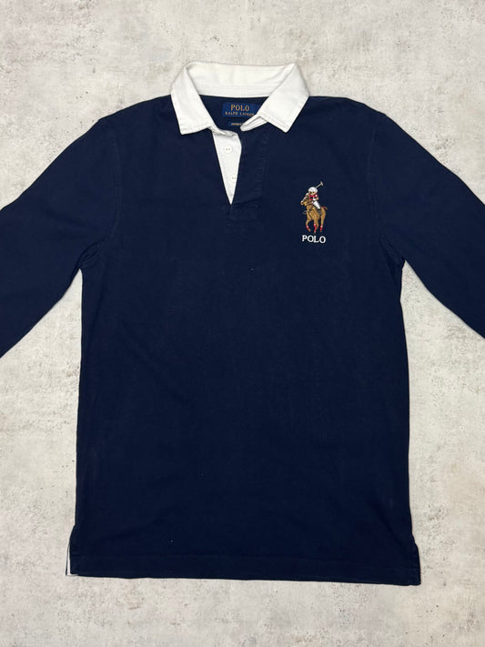 Ralph Lauren Poloshirt Lang Dunkelblau S