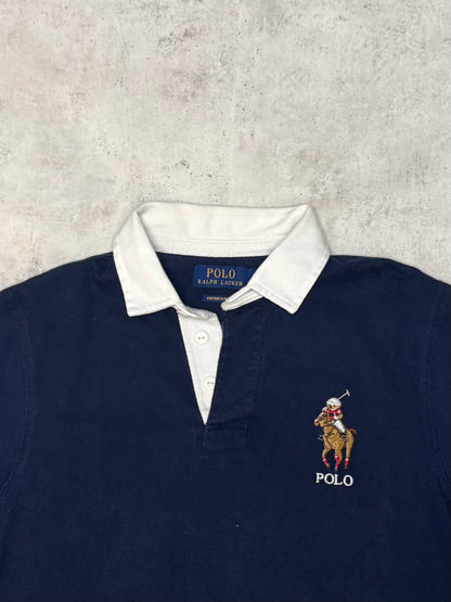 Ralph Lauren Poloshirt Lang Dunkelblau S