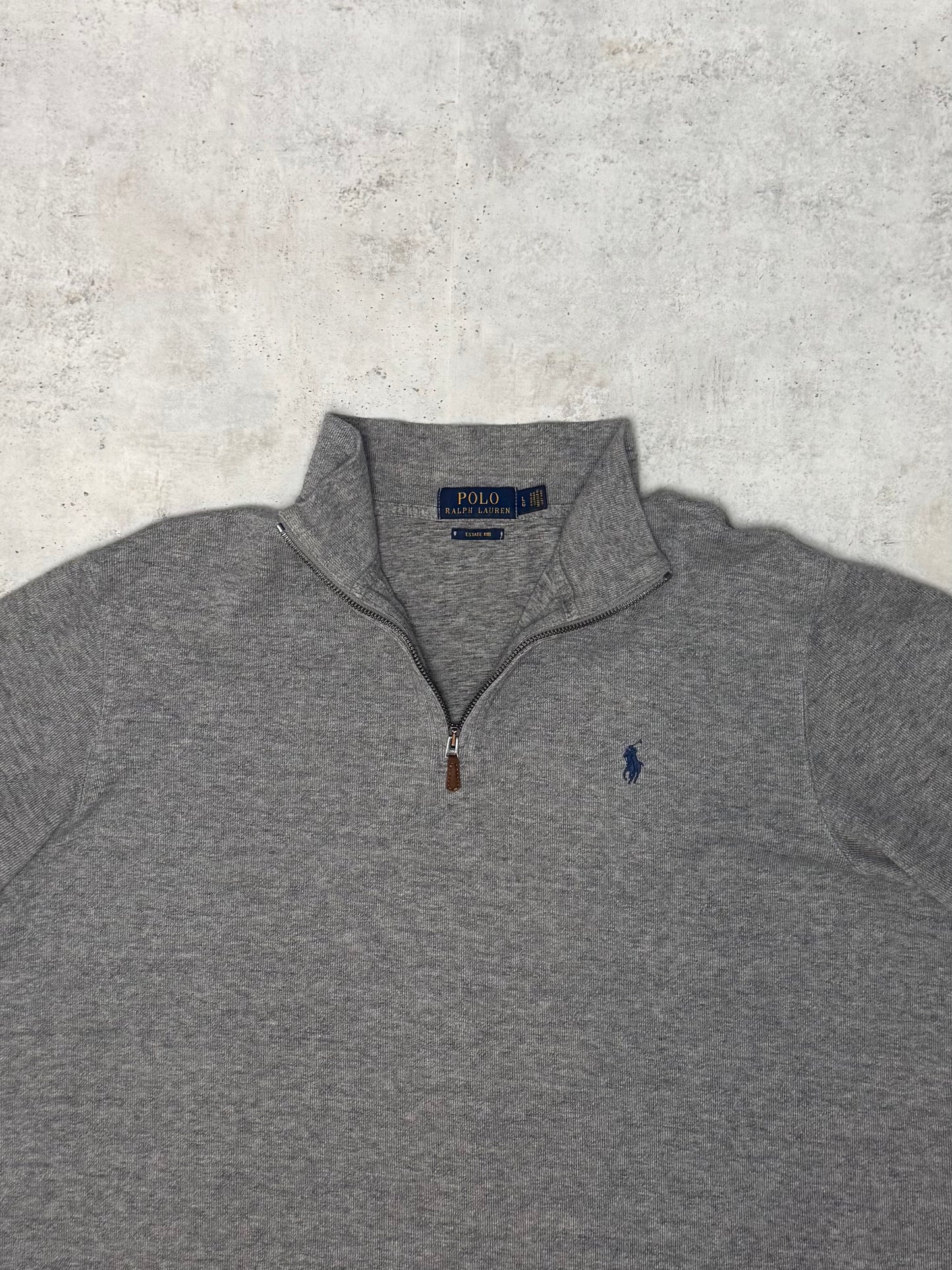 Ralph Lauren Quarter-Zip Grau L