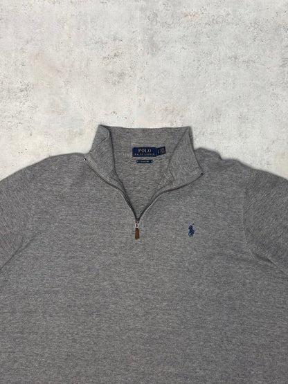 Ralph Lauren Quarter-Zip Grau L