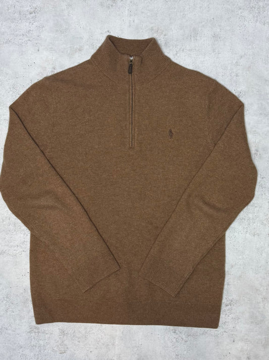 Ralph Lauren Quarter-Zip Braun M