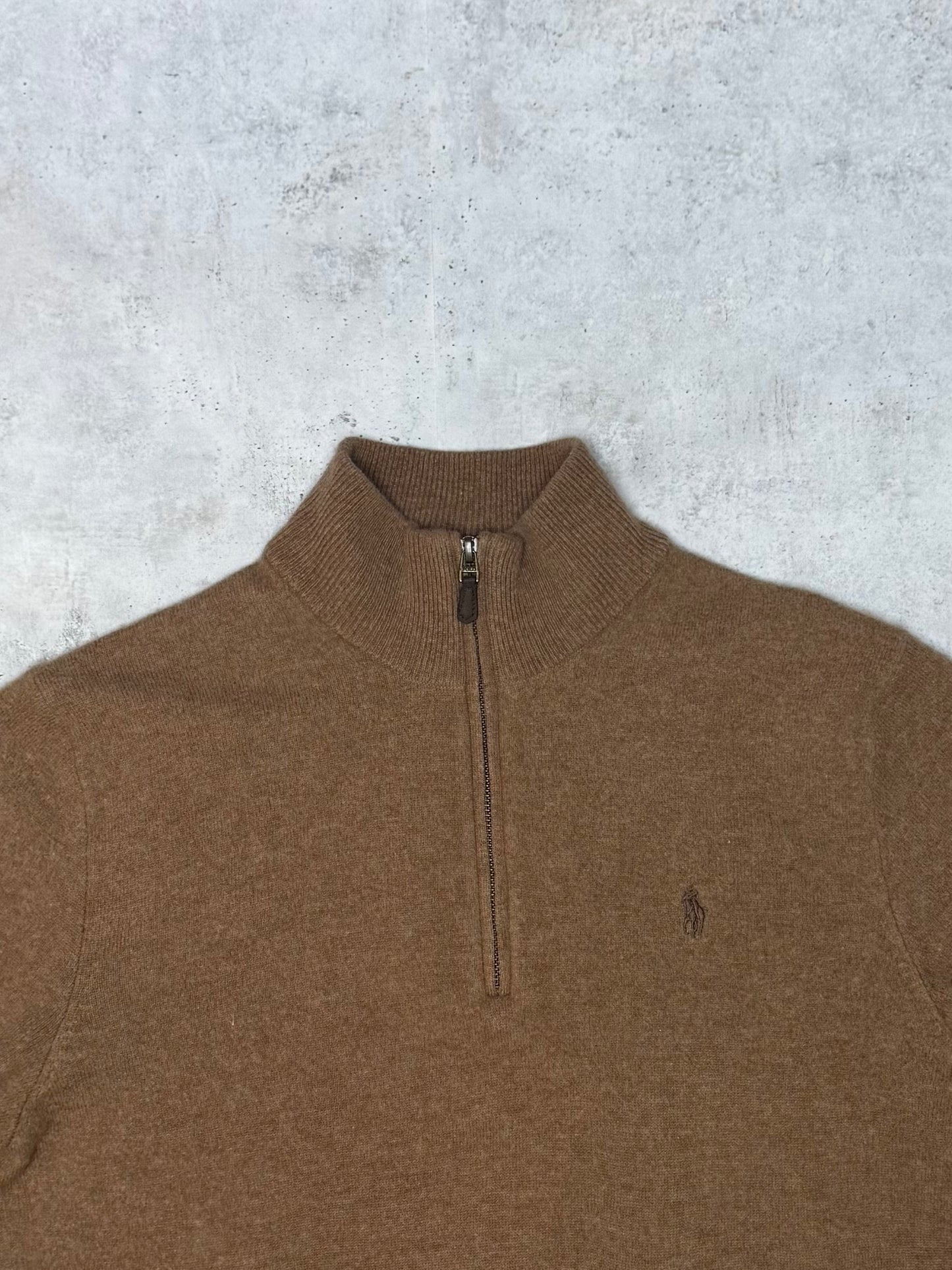 Ralph Lauren Quarter-Zip Braun M