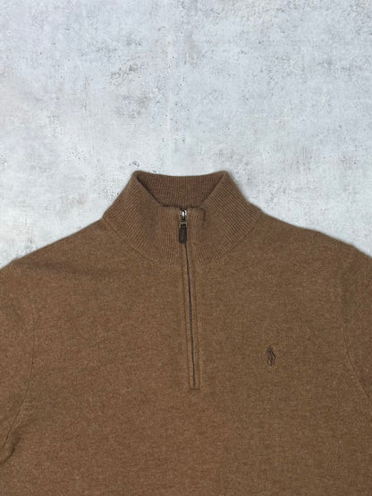 Ralph Lauren Quarter-Zip Braun M