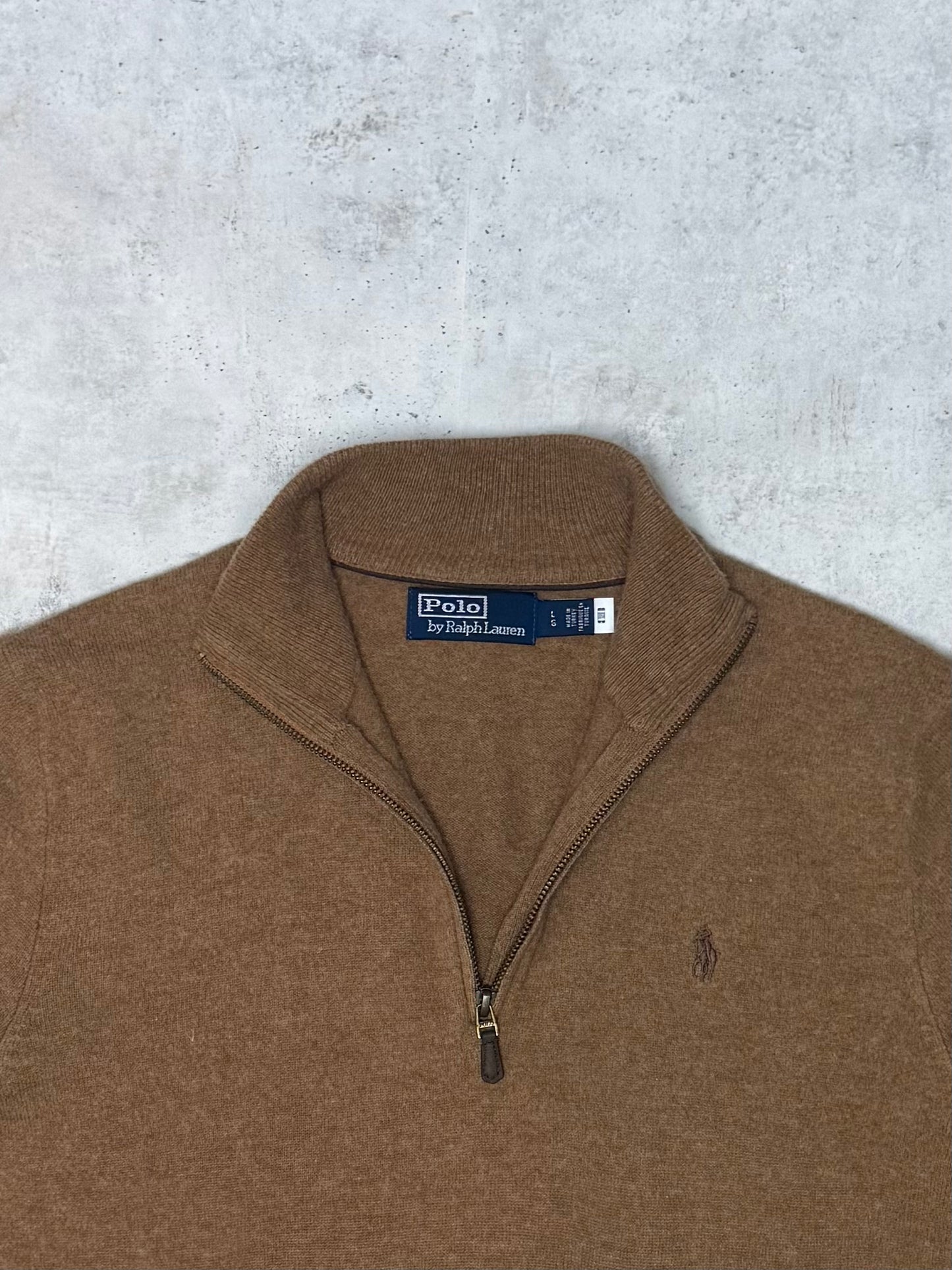 Ralph Lauren Quarter-Zip Braun M