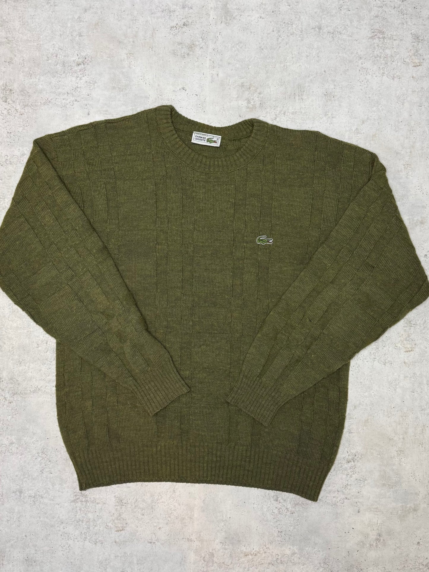 Lacoste Rundhalspullover Grün L