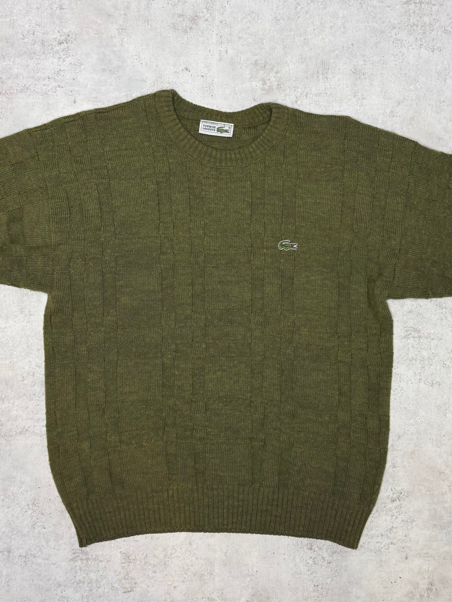 Lacoste Rundhalspullover Grün L