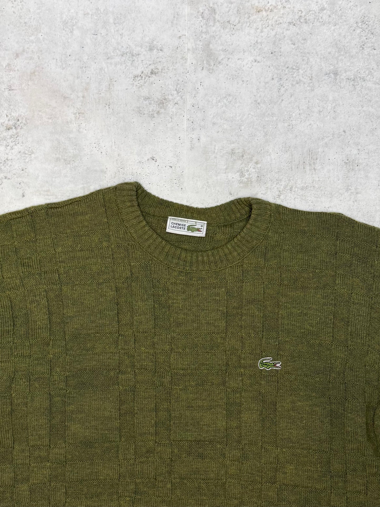 Lacoste Rundhalspullover Grün L
