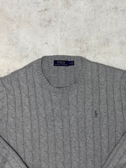 Ralph Lauren Rundhalspullover Grau M