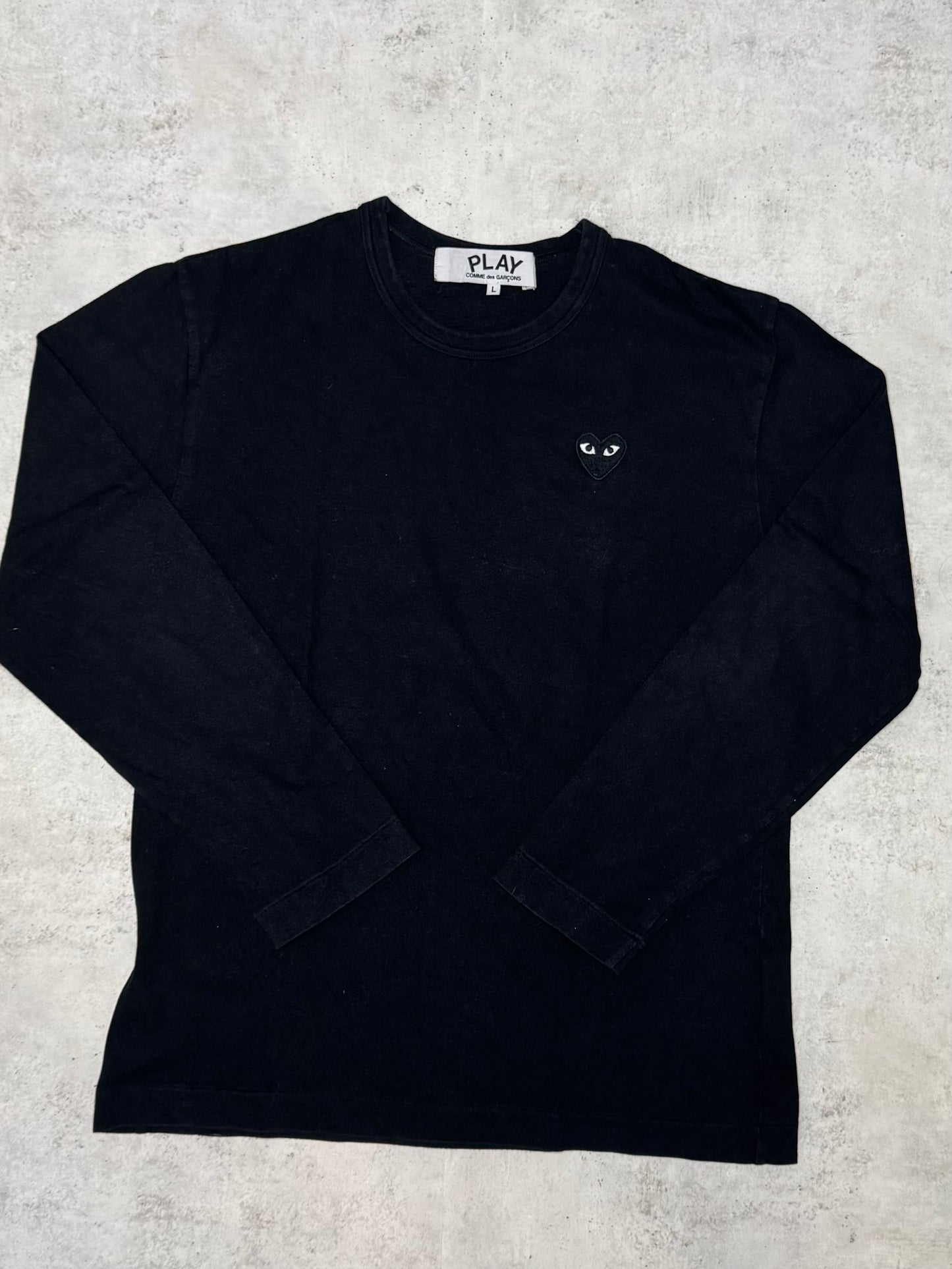 Comme des Garcons Longsleeve Schwarz M