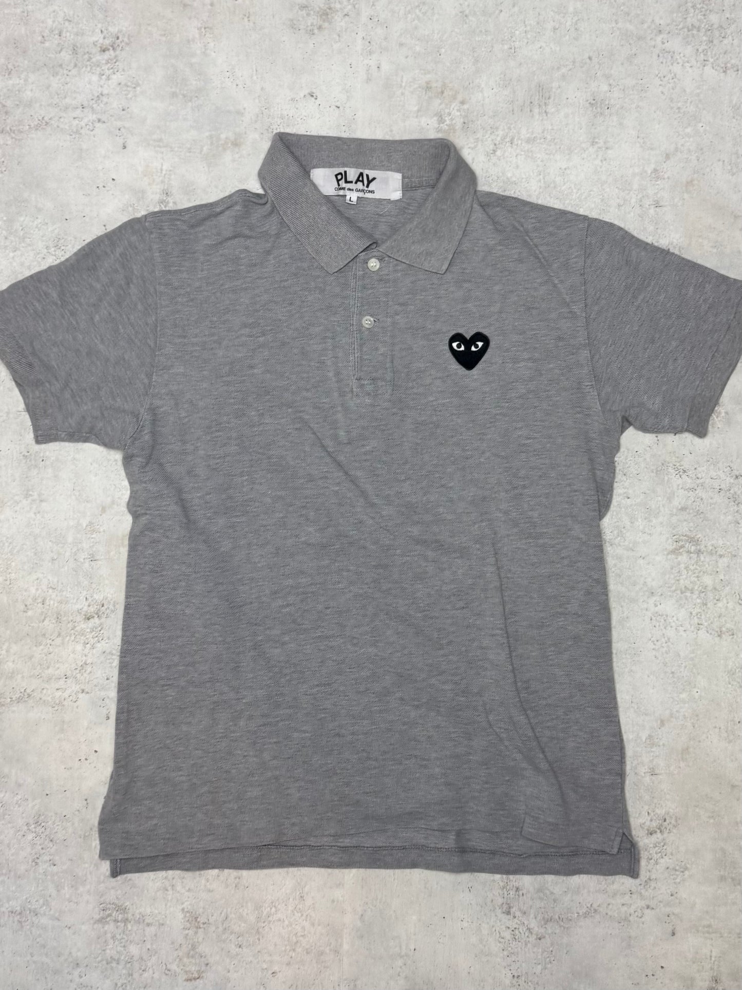 Comme des Garcons Poloshirt Kurz Grau S
