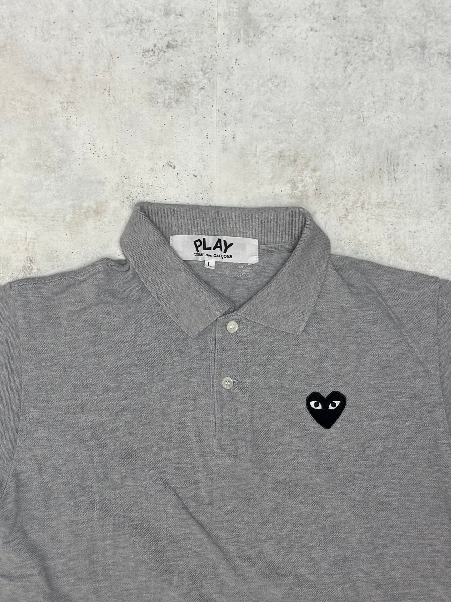 Comme des Garcons Poloshirt Kurz Grau S