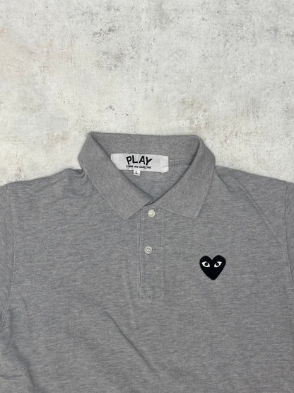Comme des Garcons Poloshirt Kurz Grau S