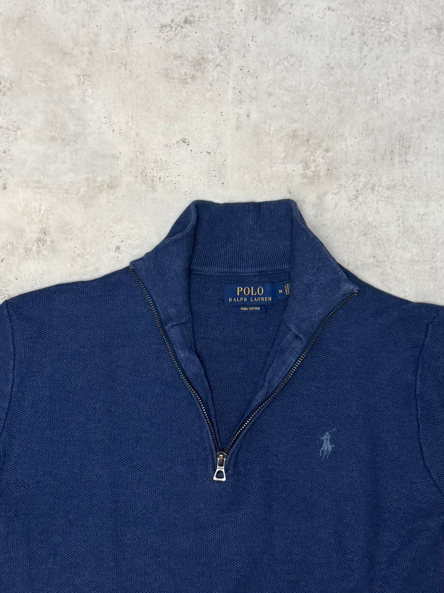 Ralph Lauren Quarter-Zip Blau M