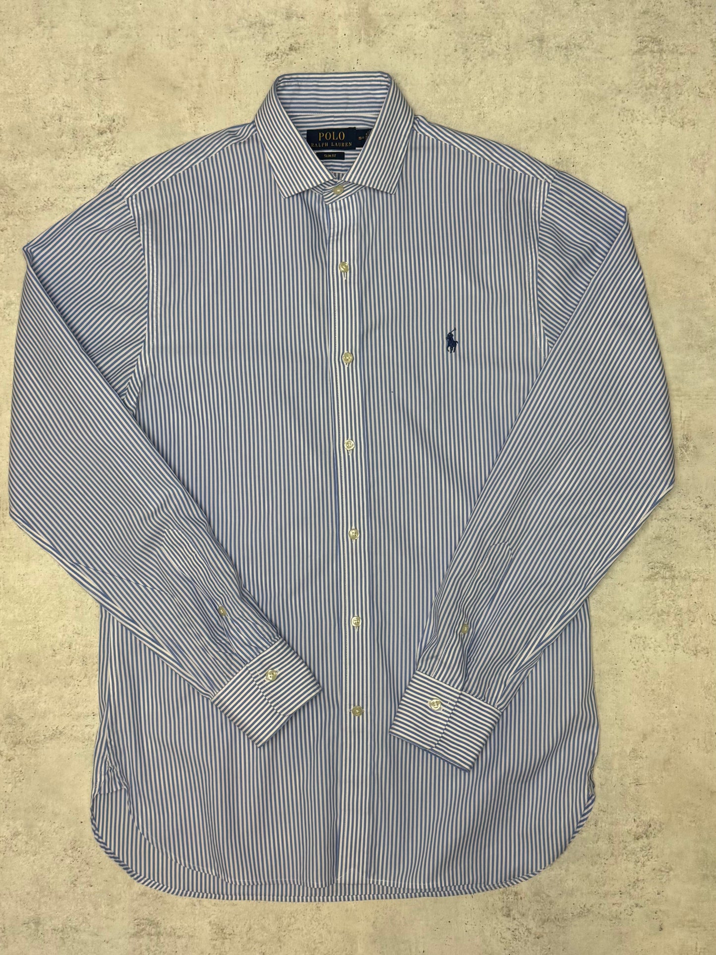 Ralph Lauren Hemd Blau/Weiß M